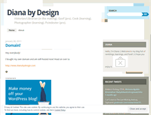Tablet Screenshot of dianabydesign.wordpress.com