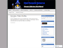 Tablet Screenshot of 1pengfrog1cp.wordpress.com