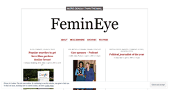 Desktop Screenshot of femineye.wordpress.com