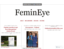 Tablet Screenshot of femineye.wordpress.com