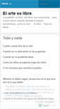 Mobile Screenshot of elarteeslibre.wordpress.com
