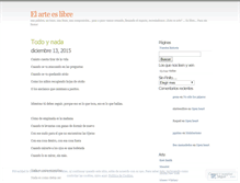 Tablet Screenshot of elarteeslibre.wordpress.com