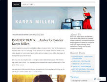 Tablet Screenshot of karenmillen.wordpress.com