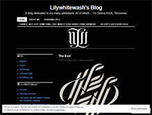 Tablet Screenshot of lilywhitewash.wordpress.com