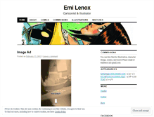 Tablet Screenshot of emilenox.wordpress.com