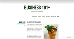 Desktop Screenshot of business101plus.wordpress.com