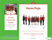 Tablet Screenshot of mccartinsd.wordpress.com