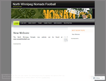 Tablet Screenshot of northwinnipegnomads.wordpress.com
