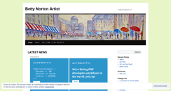 Desktop Screenshot of bettynortonartist.wordpress.com
