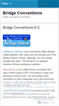 Mobile Screenshot of bridgeconventions.wordpress.com