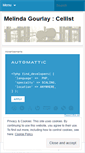 Mobile Screenshot of melindagourlay.wordpress.com