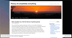 Desktop Screenshot of everythingintheory.wordpress.com