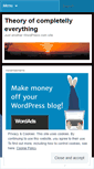 Mobile Screenshot of everythingintheory.wordpress.com