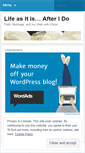 Mobile Screenshot of lifeasitisafterido.wordpress.com