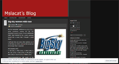 Desktop Screenshot of mslacat.wordpress.com