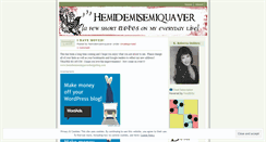 Desktop Screenshot of hemidemisemiquaver.wordpress.com