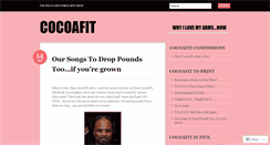 Desktop Screenshot of cocoafit.wordpress.com