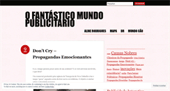 Desktop Screenshot of fantasticomundopublicitario.wordpress.com