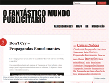 Tablet Screenshot of fantasticomundopublicitario.wordpress.com