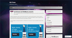 Desktop Screenshot of bitflows.wordpress.com