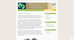 Desktop Screenshot of comunicacaoesustentabilidade.wordpress.com