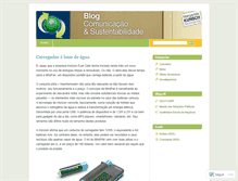 Tablet Screenshot of comunicacaoesustentabilidade.wordpress.com