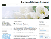 Tablet Screenshot of barbaraedwardssoprano.wordpress.com