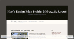 Desktop Screenshot of hartsdesign.wordpress.com