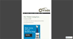 Desktop Screenshot of cicadastudios.wordpress.com