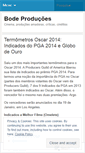Mobile Screenshot of bodeproducoes.wordpress.com