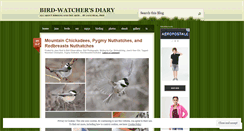 Desktop Screenshot of birdwatchersdiary.wordpress.com