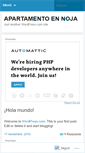 Mobile Screenshot of apartamentonoja.wordpress.com