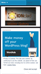 Mobile Screenshot of ioncladfolio.wordpress.com