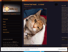 Tablet Screenshot of ioncladfolio.wordpress.com