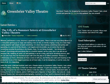 Tablet Screenshot of greenbriervalleytheatre.wordpress.com
