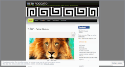 Desktop Screenshot of bethroccato.wordpress.com