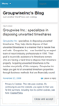 Mobile Screenshot of groupwiseinc.wordpress.com