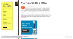 Desktop Screenshot of goingbitesize.wordpress.com