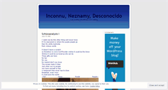 Desktop Screenshot of neznamy.wordpress.com