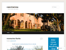 Tablet Screenshot of cascinarosa.wordpress.com