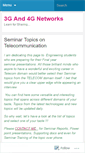 Mobile Screenshot of 3g4gnetworks.wordpress.com