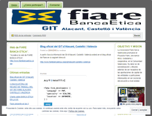Tablet Screenshot of fiarexarxavalenciana.wordpress.com