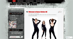 Desktop Screenshot of danceclothesuk.wordpress.com