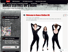 Tablet Screenshot of danceclothesuk.wordpress.com