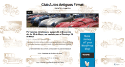 Desktop Screenshot of clubautosantiguosfirmat.wordpress.com