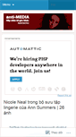Mobile Screenshot of antimedia.wordpress.com