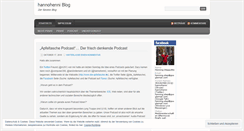 Desktop Screenshot of hannohenni.wordpress.com