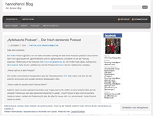 Tablet Screenshot of hannohenni.wordpress.com
