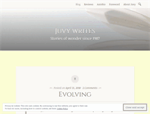 Tablet Screenshot of juvywrites.wordpress.com