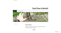 Desktop Screenshot of karlsangabriel.wordpress.com